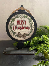 Load image into Gallery viewer, Tabletop Interchangeable Stand Seasonal Inserts Only, Hello Fall, Merry Christmas, Farmhouse, Fall Decor, Christmas Decor, Seasonal Decor