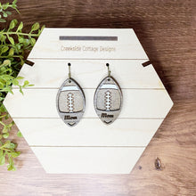 Load image into Gallery viewer, Sports Mom Drop Earrings - football, basketball, baseball, soccer