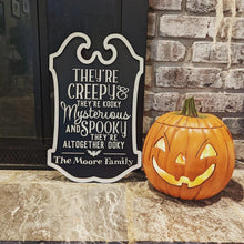 Load image into Gallery viewer, Personalized Halloween Sign