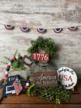 Load image into Gallery viewer, Patriotic Mini Tiered Tray Truck Sign