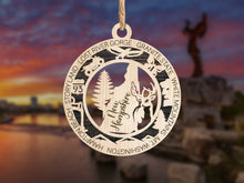 Load image into Gallery viewer, State Ornament - Wood USA Ornament - Christmas Ornament - New Hampshire Ornament