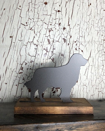 Golden Retriever - Dog - Metal Decor - Shelf Sitter
