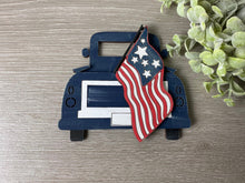 Load image into Gallery viewer, Land of the Brave Tiered Tray set, Patriotic decor, tiered tray decor
