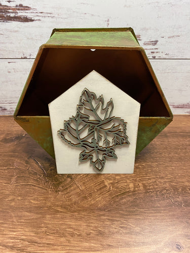 Leaf outline fall tiered tray sign, fall sign, tiered tray decor