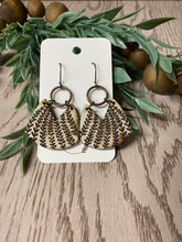 Load image into Gallery viewer, Distressed Wood Engraved 3 Vine Earrings - Handmade Boho Jewelry - Unique Nature-Inspired Accessories
