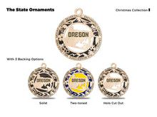 Load image into Gallery viewer, State Ornament - Wood USA Ornament - Christmas Ornament - Oregon Ornament
